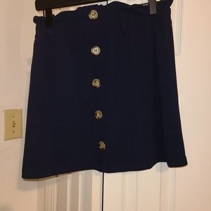 Navy blue skirt